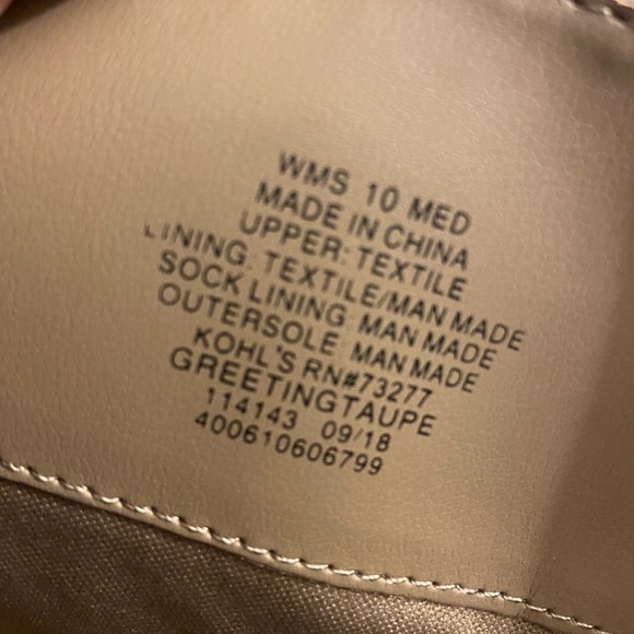 Women’s size 10 Lauren Conrad knee-high boots tan G9 - Picture 6 of 6